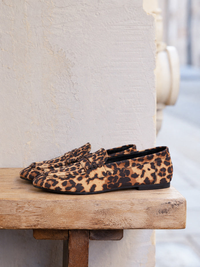 Edition Leopard Print Penny Loafers