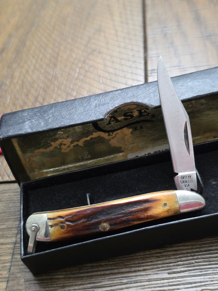 1978 Case XX 5220 Stag Peanut with bail with box