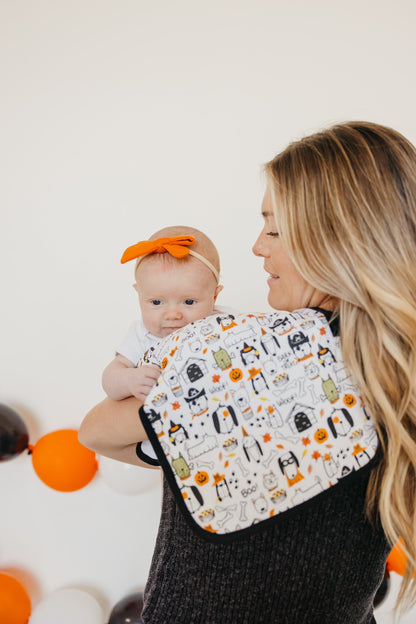 3 Pack Premium Burp Cloths - Bones