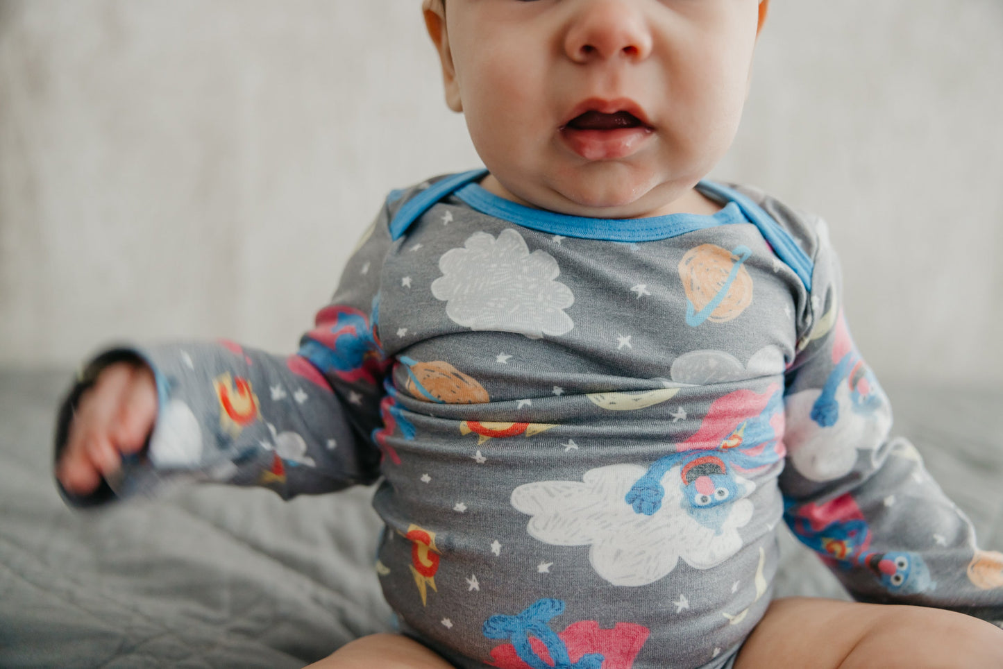 Long Sleeve Bodysuit - Super Grover
