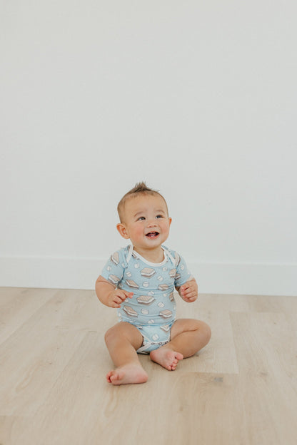 Short Sleeve Bodysuit - S'mores