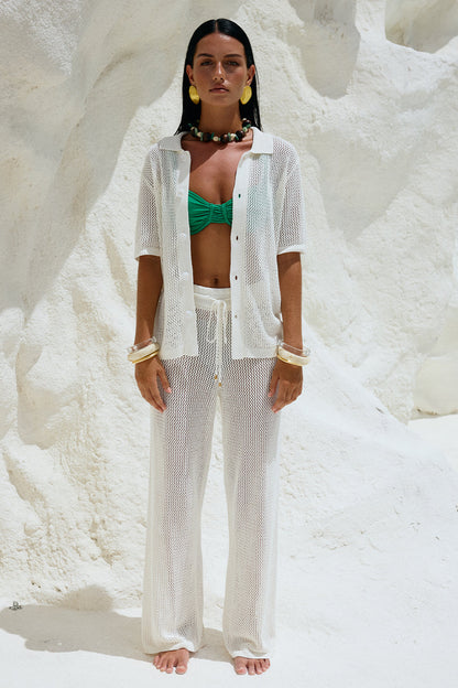 Myrah Pant - White