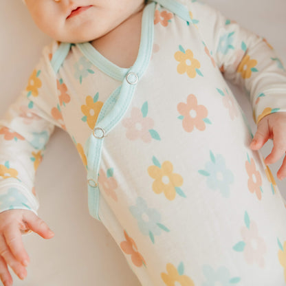 Newborn Knotted Gown - Daisy