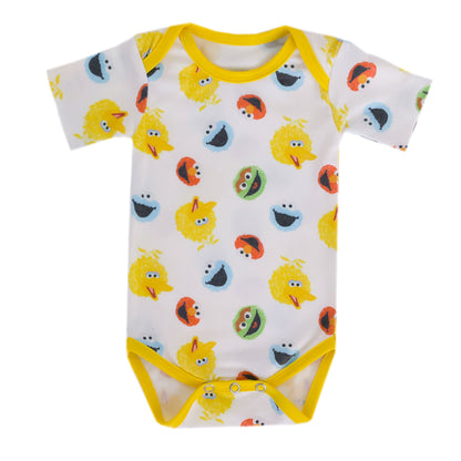 Short Sleeve Bodysuit - Sesame Scribbles