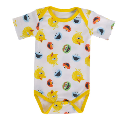 Short Sleeve Bodysuit - Sesame Scribbles