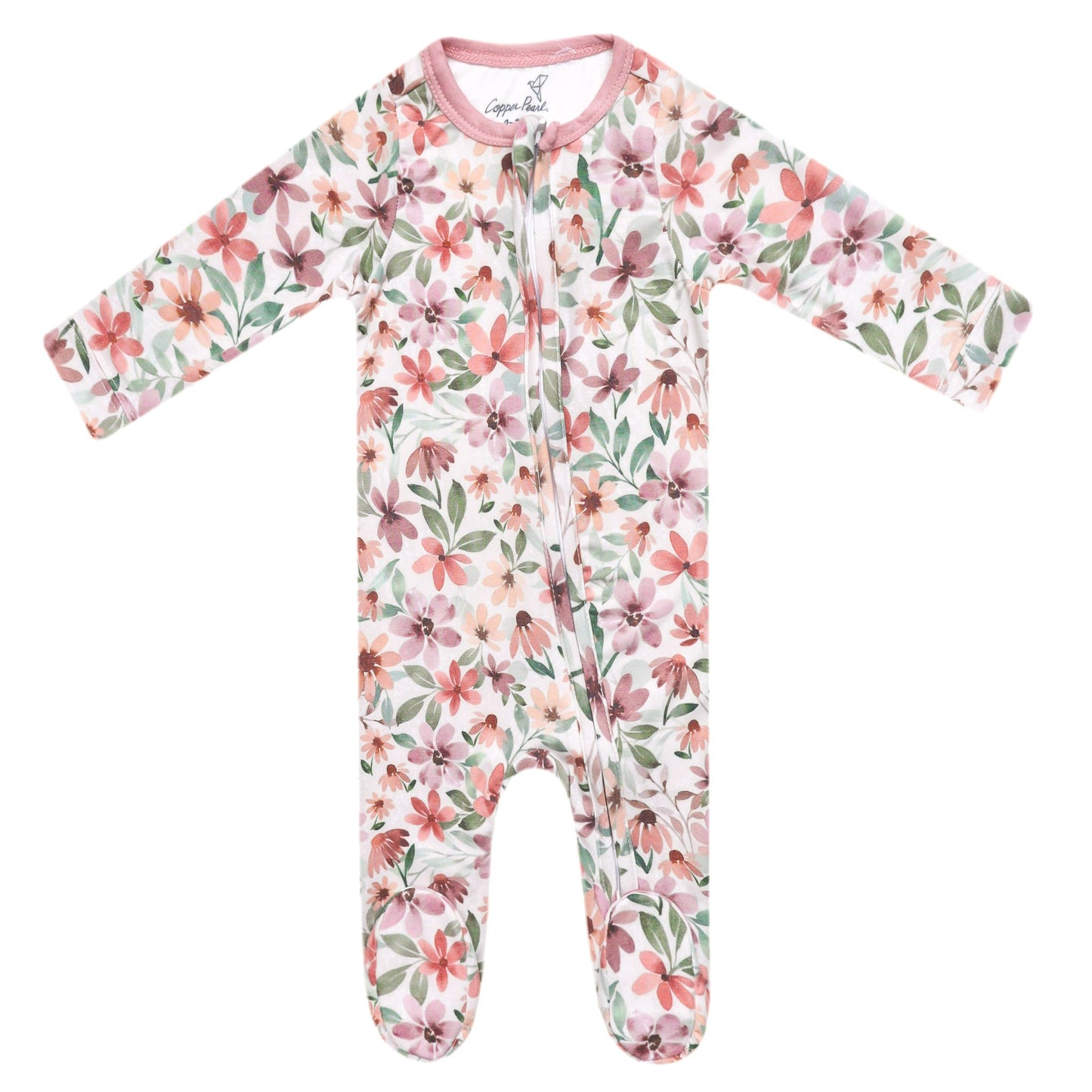 Zip-Up Footie Pajama - Natalie