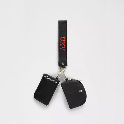 Alpha Chi Omega lululemon Dual Pouch Wristlet