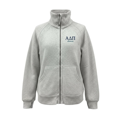 Alpha Delta Pi ALUMNA lululemon long Scuba Oversized Funnel - Full-Zip