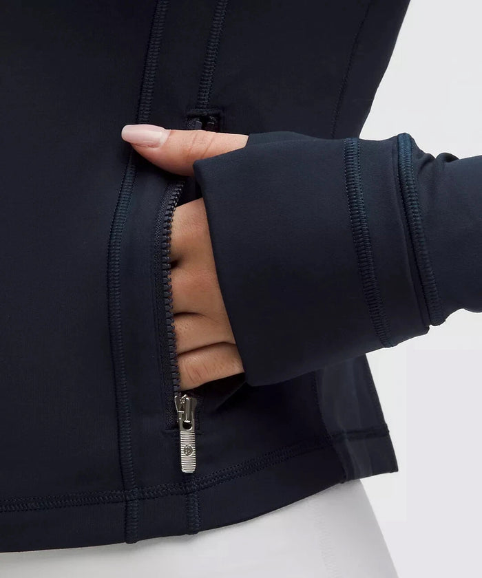 Alpha Epsilon Phi lululemon Define Cropped Hooded Jacket Nulu - NAVY