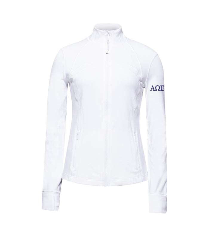 Alpha Omega Epsilon lululemon Define Jacket - White