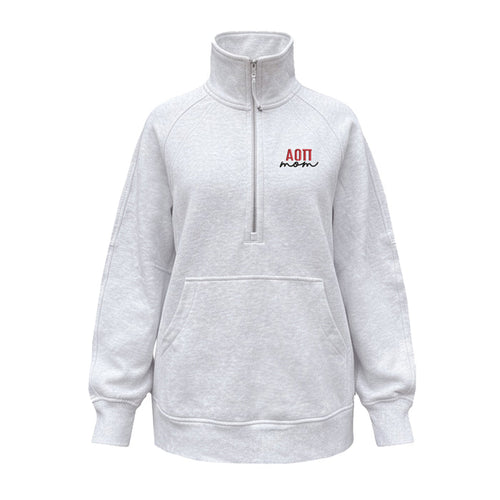 Alpha Omicron Pi MOM lululemon Scuba Oversized Funnel-Neck Half Zip Long