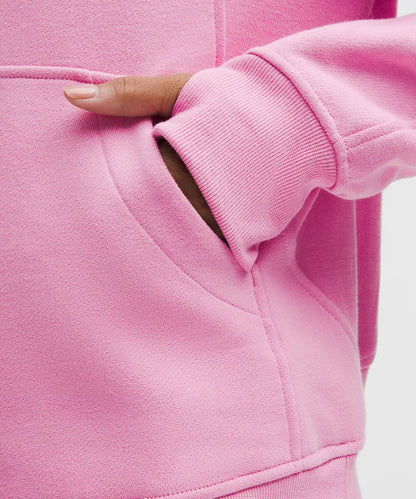 Alpha Phi lululemon Scuba Oversized Half-Zip Hoodie - Pink Frosting