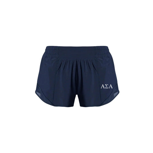 Alpha Sigma Alpha lululemon Hotty Hot High-Rise Lined Short 2.5" - Navy