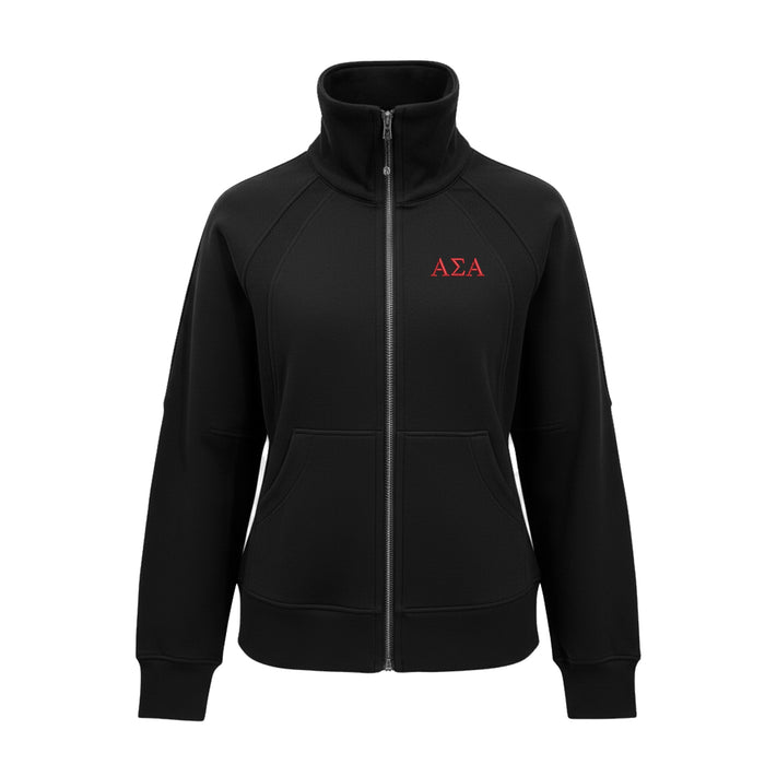 Alpha Sigma Alpha lululemon Scuba Oversized Long Funnel - FULL Zip