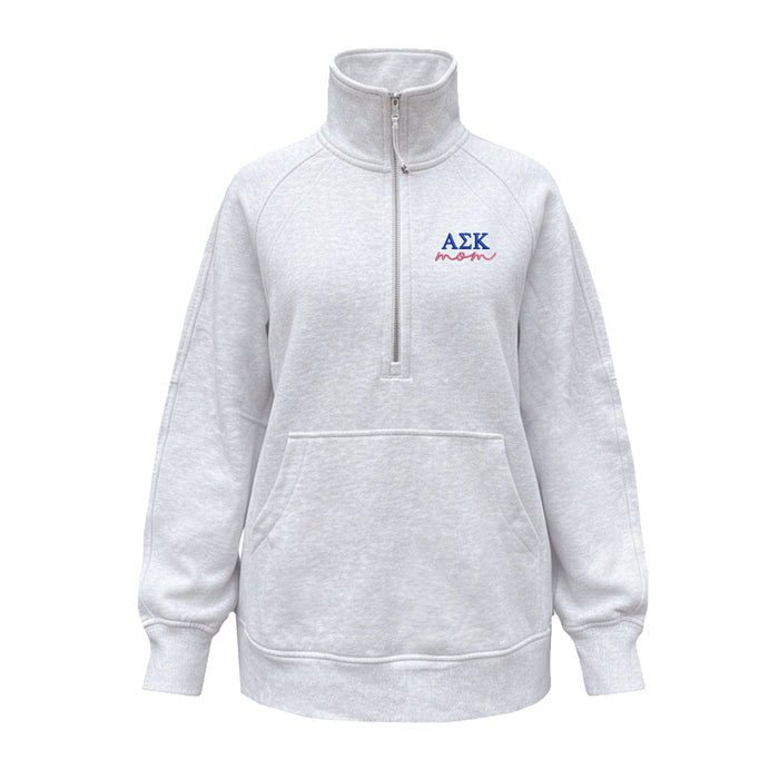 Alpha Sigma Kappa MOM lululemon Scuba Oversized Funnel-Neck Half Zip Long