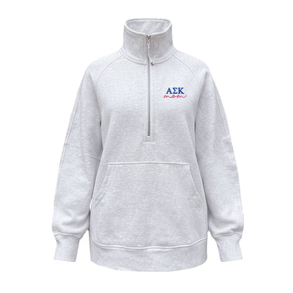 Alpha Sigma Kappa MOM lululemon Scuba Oversized Funnel-Neck Half Zip Long