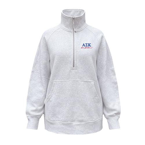 Alpha Sigma Kappa MOM lululemon Scuba Oversized Funnel-Neck Half Zip Long