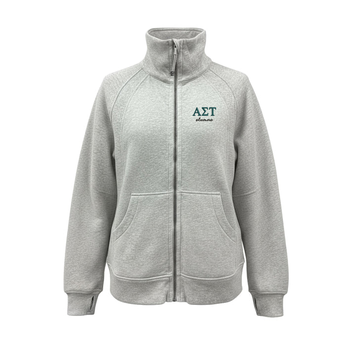 Alpha Sigma Tau ALUMNA lululemon long Scuba Oversized Funnel - Full-Zip