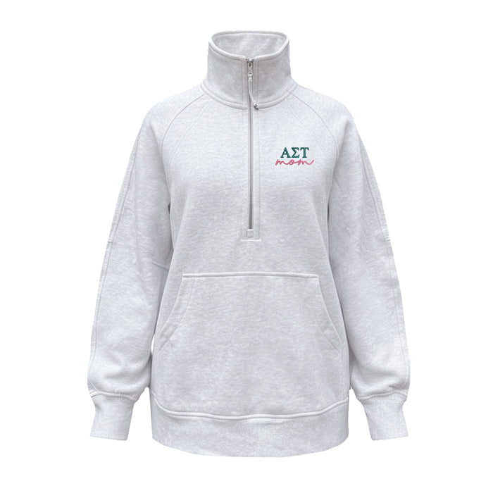 Alpha Sigma Tau MOM lululemon Scuba Oversized Funnel-Neck Half Zip Long