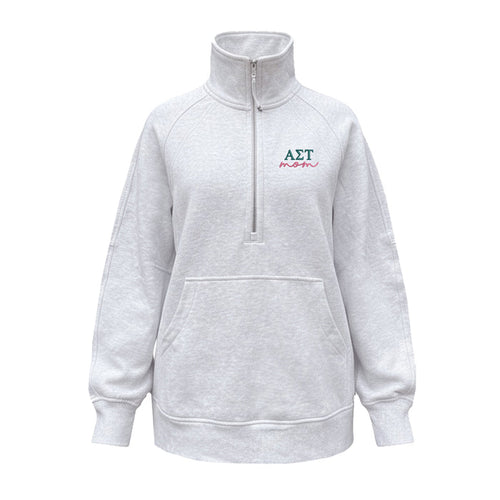 Alpha Sigma Tau MOM lululemon Scuba Oversized Funnel-Neck Half Zip Long