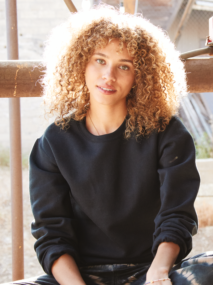 Alpha Xi Delta Outline Monochromatic Crewneck