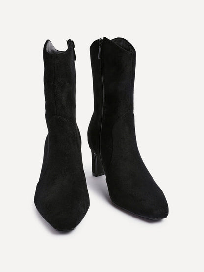 Calabasas Black Western Heeled Boots