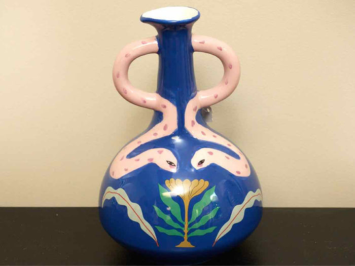 Ceramic Snake Vase