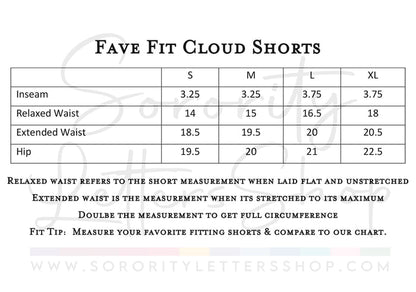 Chi Omega Fave Fit Hoodie & Shorts Set - Wordmark