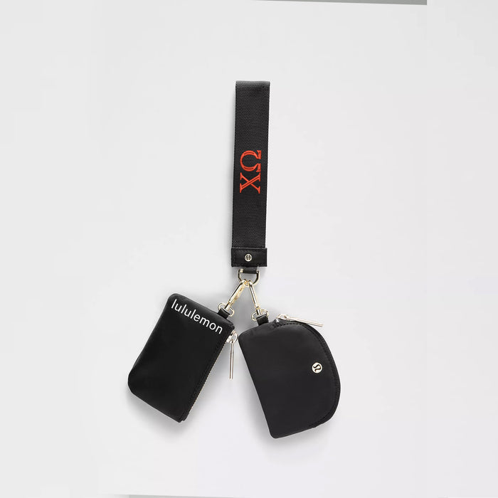 Chi Omega lululemon Dual Pouch Wristlet