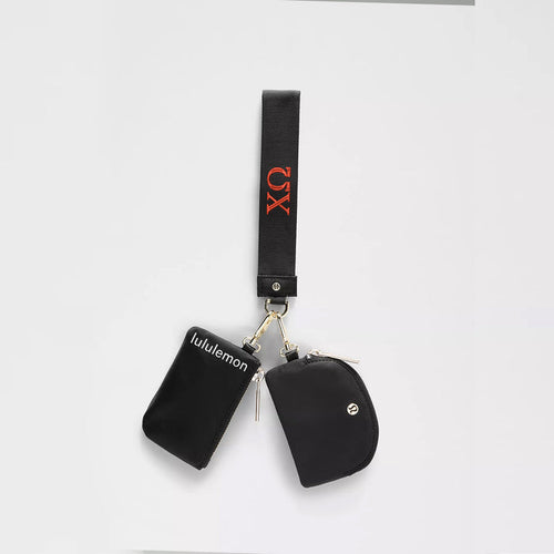Chi Omega lululemon Dual Pouch Wristlet