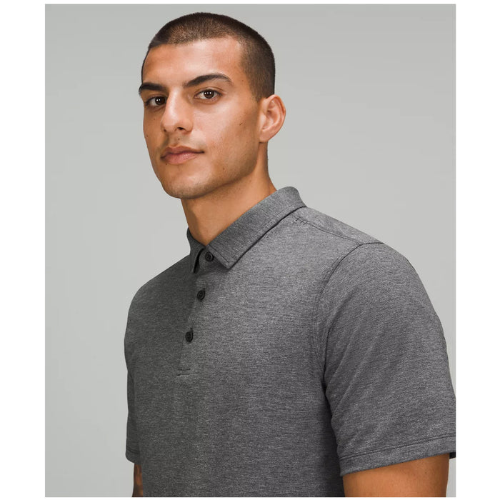 Delta Chi lululemon Evolution Short-Sleeve Polo - Heathered Black