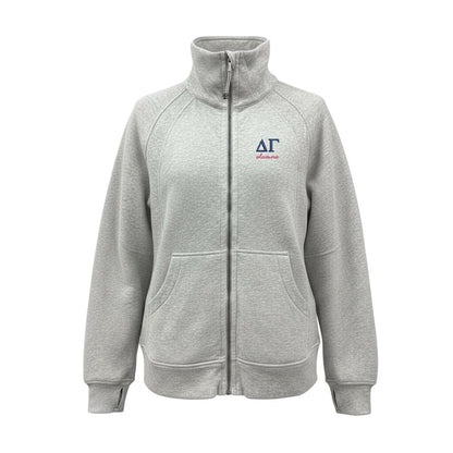 Delta Gamma ALUMNA lululemon long Scuba Oversized Funnel - Full-Zip