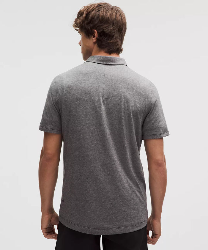 Delta Kappa Epsilon lululemon Evolution Short-Sleeve Polo - Heathered Black