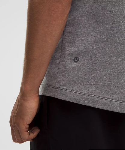 Delta Kappa Epsilon lululemon Evolution Short-Sleeve Polo - Heathered Black