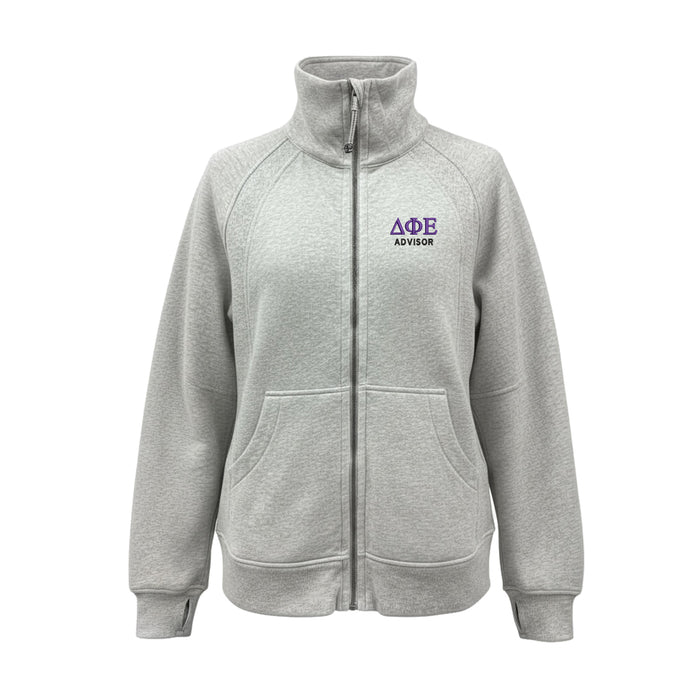 Delta Phi Epsilon ADVISOR lululemon long Scuba Oversized Funnel - Full-Zip