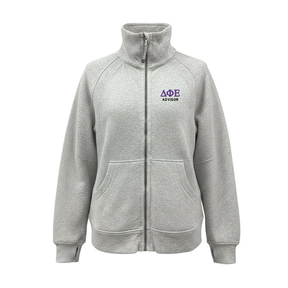 Delta Phi Epsilon ADVISOR lululemon long Scuba Oversized Funnel - Full-Zip