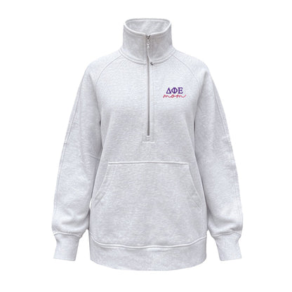 Delta Phi Epsilon MOM lululemon Scuba Oversized Funnel-Neck Half Zip Long