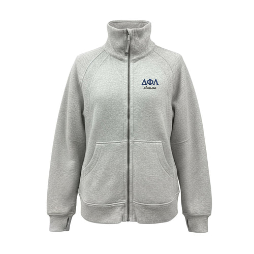 Delta Phi Lambda ALUMNA lululemon long Scuba Oversized Funnel - Full-Zip