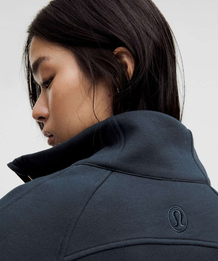 Delta Phi Lambda lululemon Scuba Oversized Funnel-Neck Half Zip - True Navy