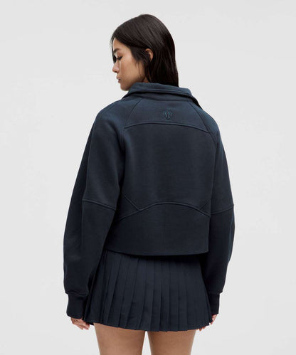 Delta Phi Lambda lululemon Scuba Oversized Funnel-Neck Half Zip - True Navy