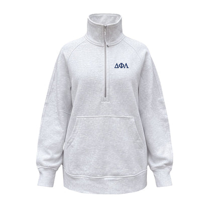 Delta Phi Lambda lululemon Scuba Oversized Funnel-Neck Half Zip Long