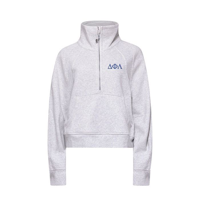 Delta Phi Lambda lululemon Scuba Oversized Funnel-Neck Half Zip