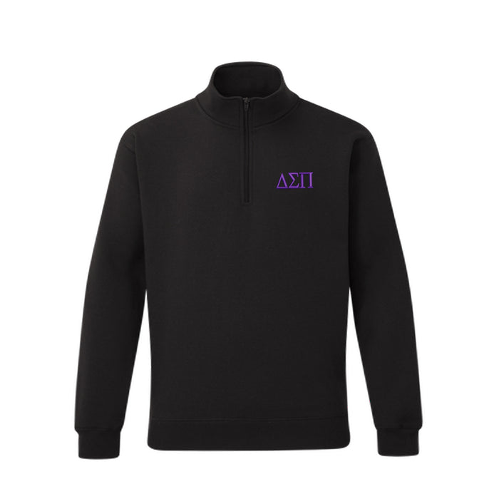 Delta Sigma Pi lululemon Steady State Half-Zip - Black