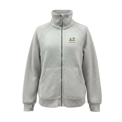 Delta Zeta ALUMNA lululemon long Scuba Oversized Funnel - Full-Zip