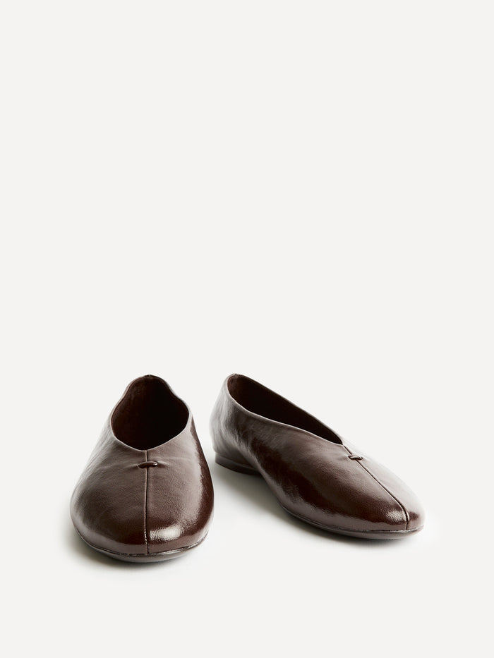 Ease Brown Ballet Pumps