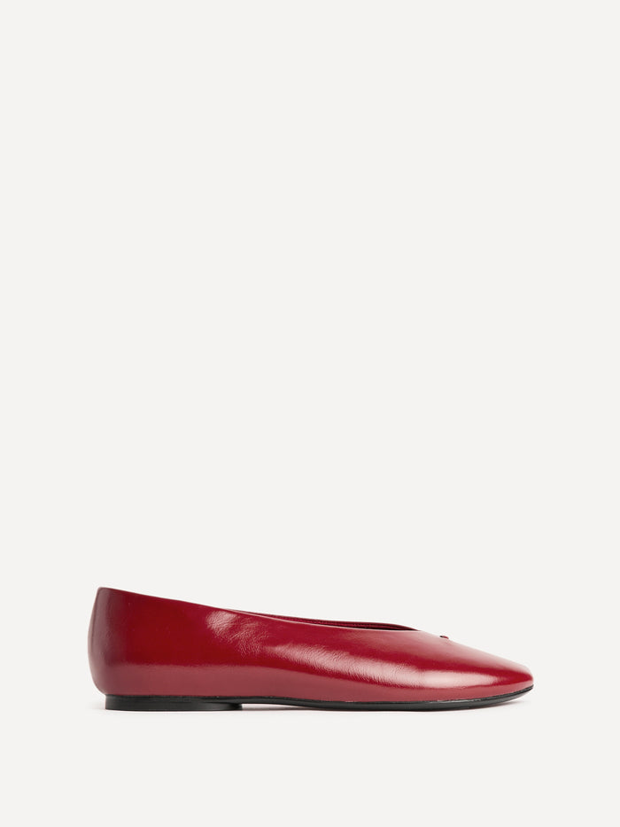 Ease Red Ballet Pumps