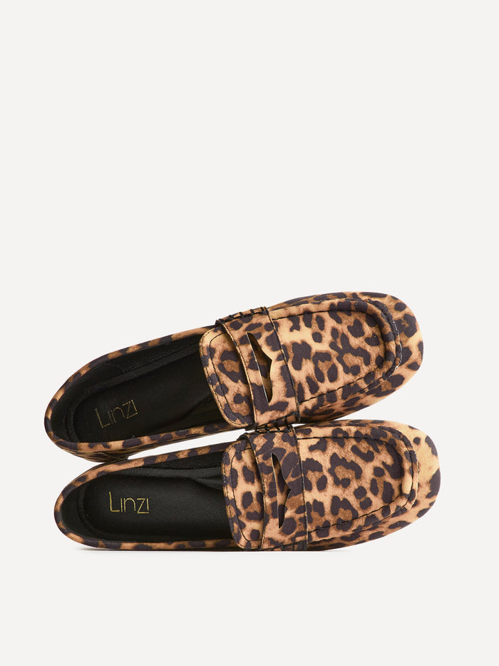 Edition Leopard Print Penny Loafers