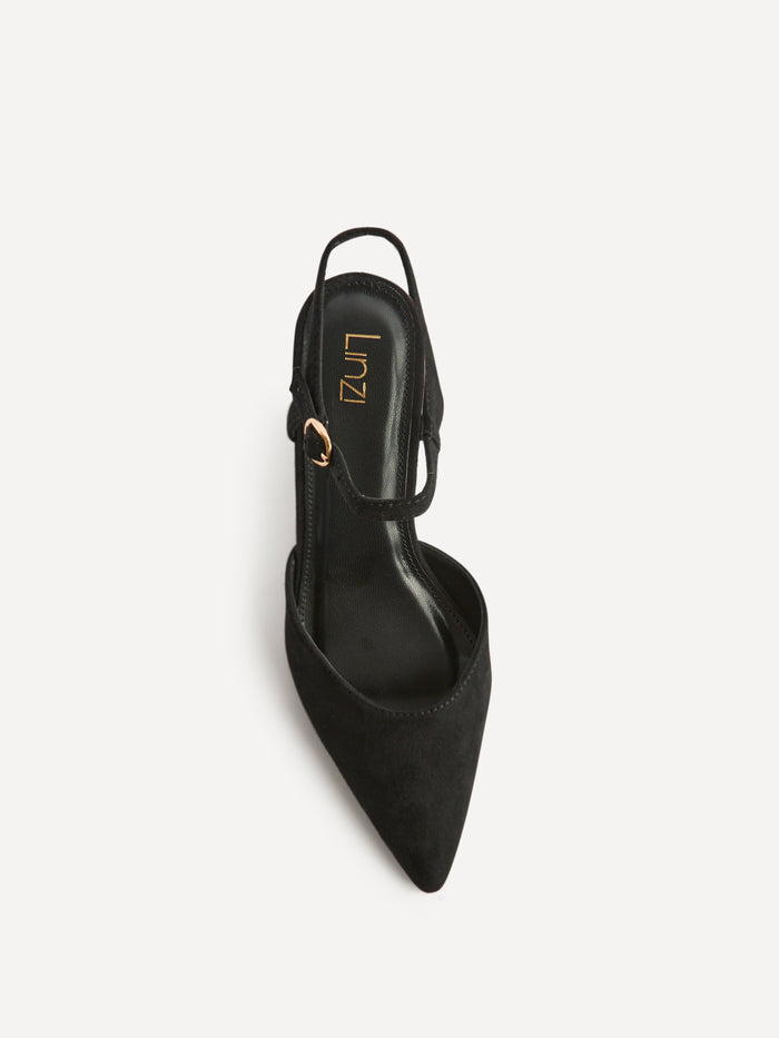 Enhanced Black Wedge Court Shoes