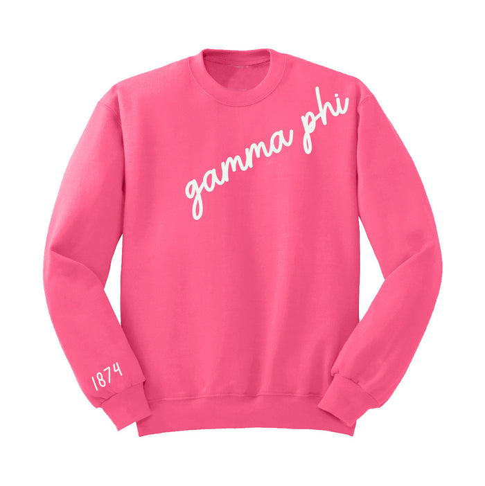 Gamma Phi Beta 1874 Avenue Crewneck
