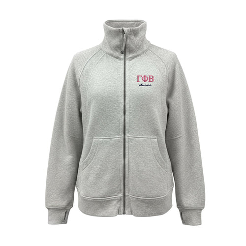 Gamma Phi Beta ALUMNA lululemon long Scuba Oversized Funnel - Full-Zip